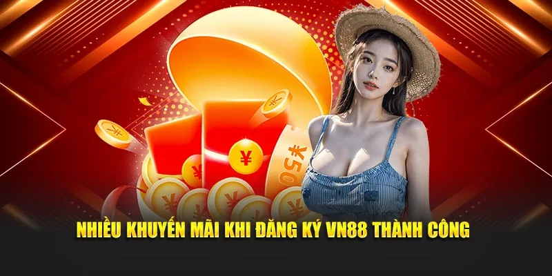 Nhiều khuyến mãi khi đăng ký VN88 thành công